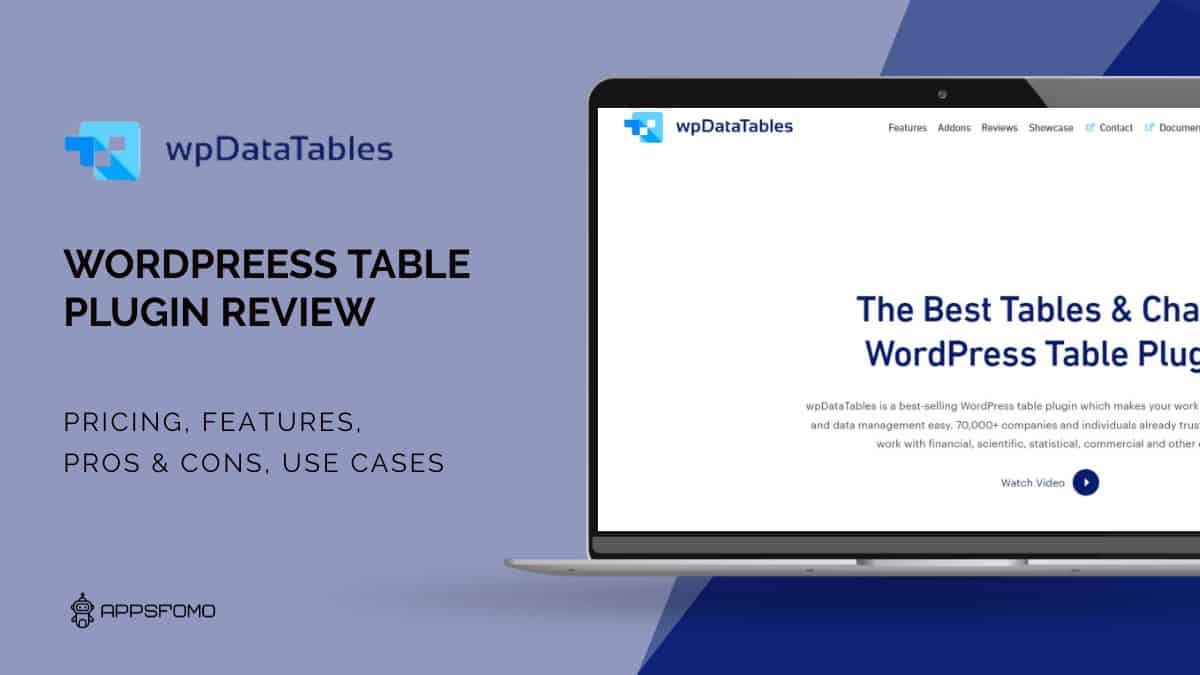 WP Data Tables Review