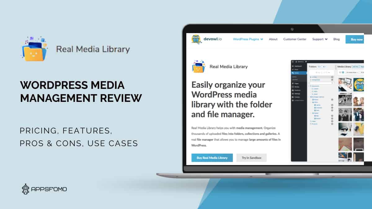 wordpress real media library