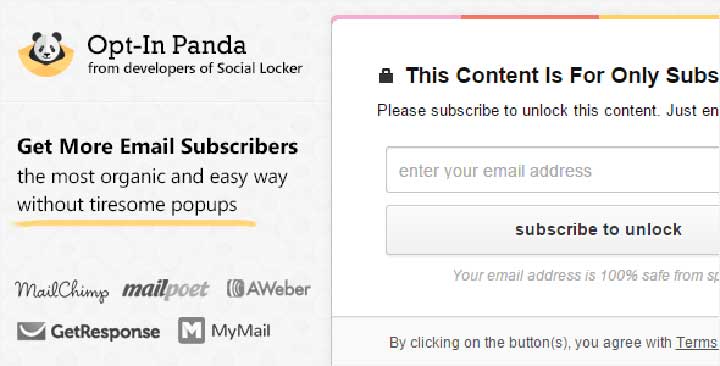 opt-in panda for wordpress