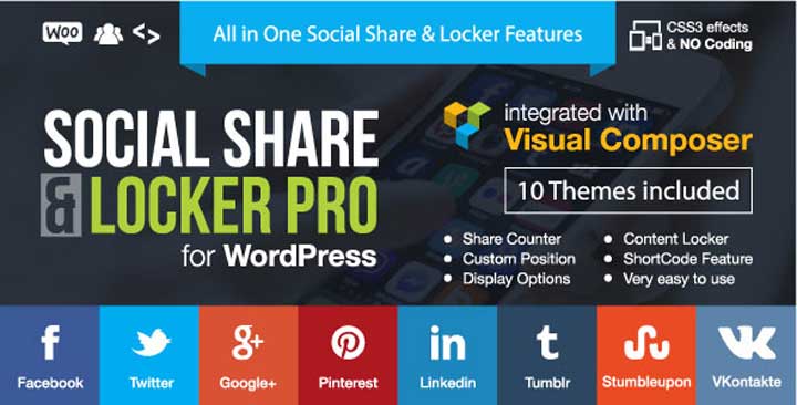 social share & locker pro