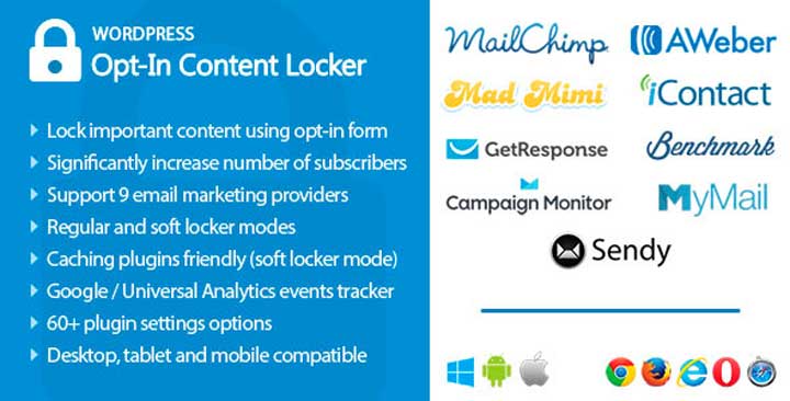 opt-in content locker for wordpress