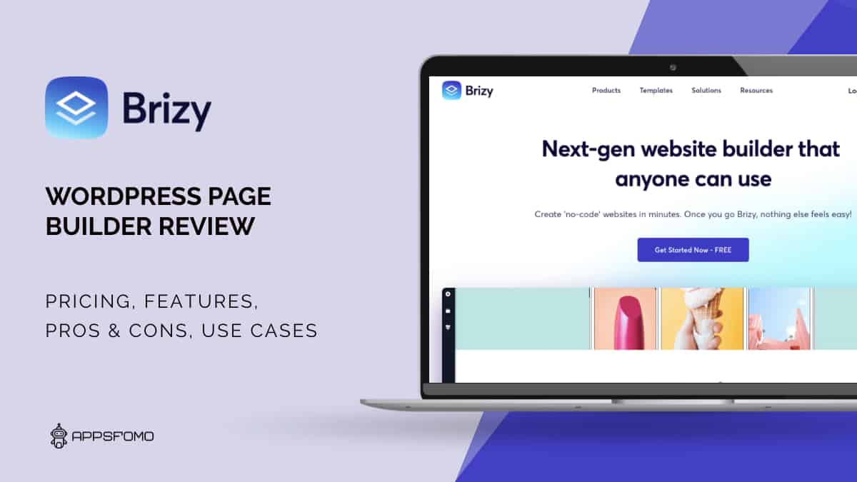 brizy: build fast and responsive landing pages in wordpress