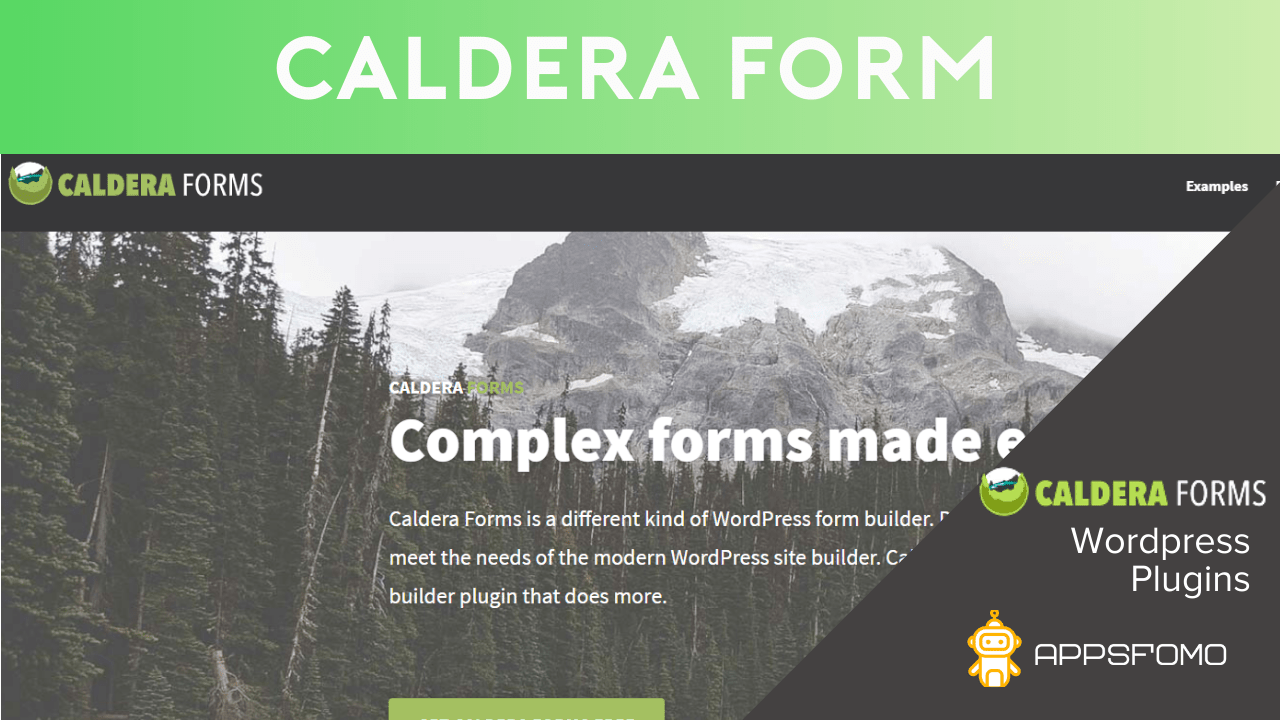 Caldera Form Banner