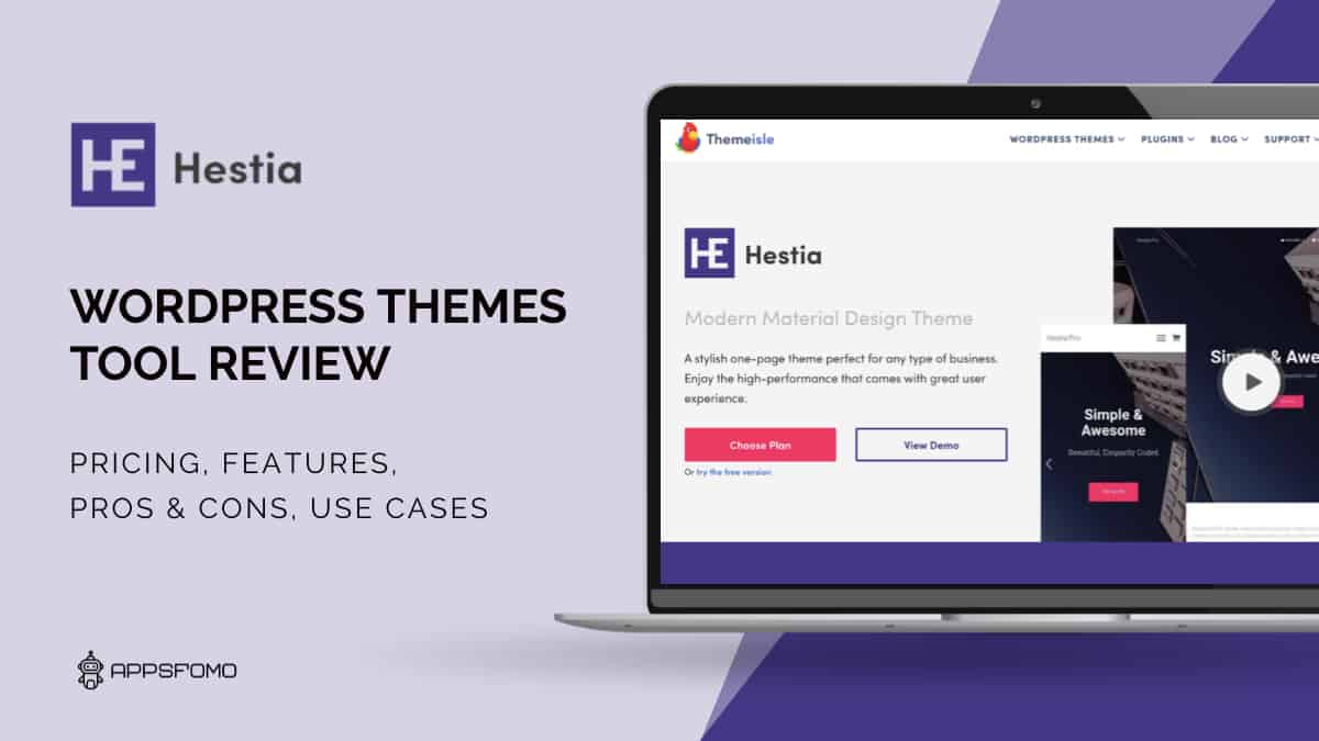 Hestia: Best One-Page Theme Compatible with Major Page Builders