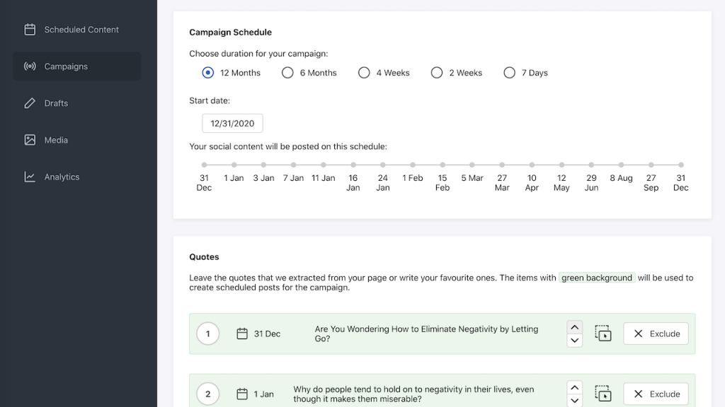 auto schedule