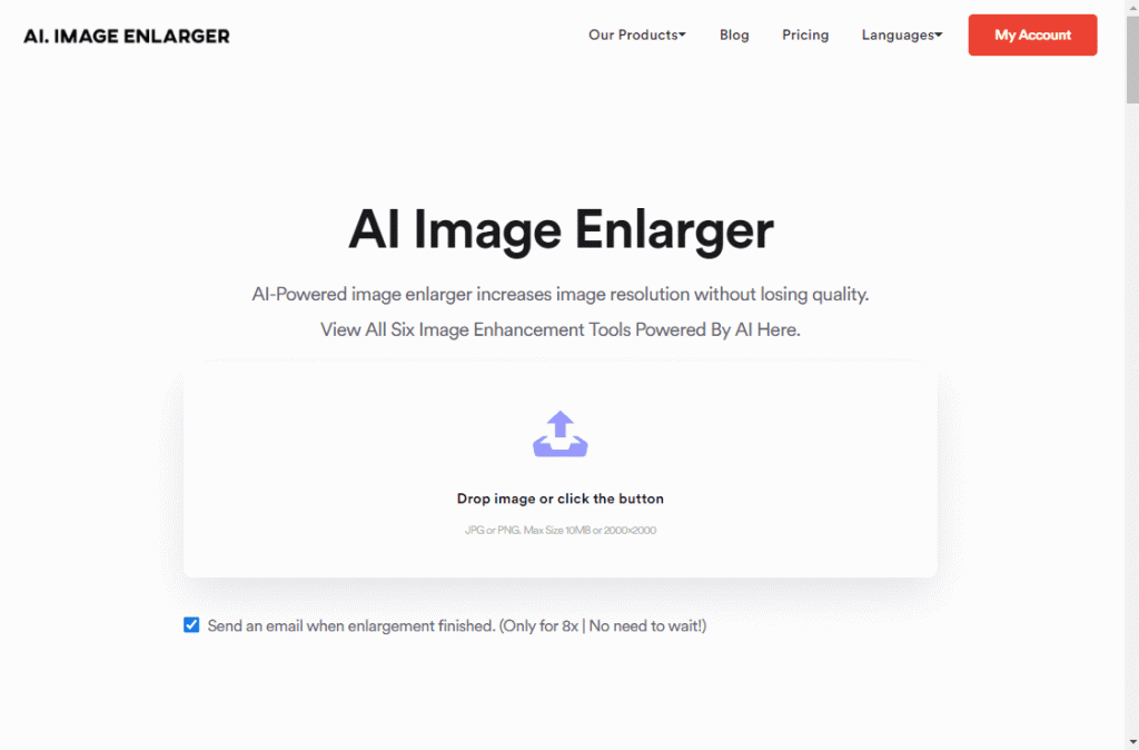 AI Image Enlarger 