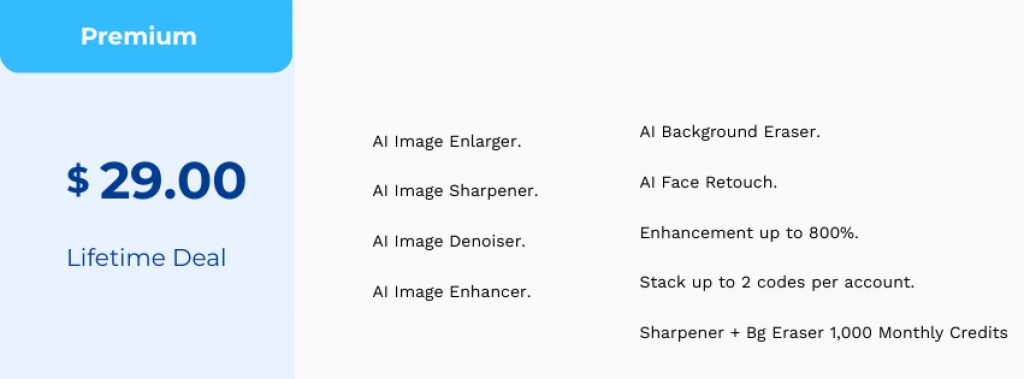 ai image enlarger  pricing