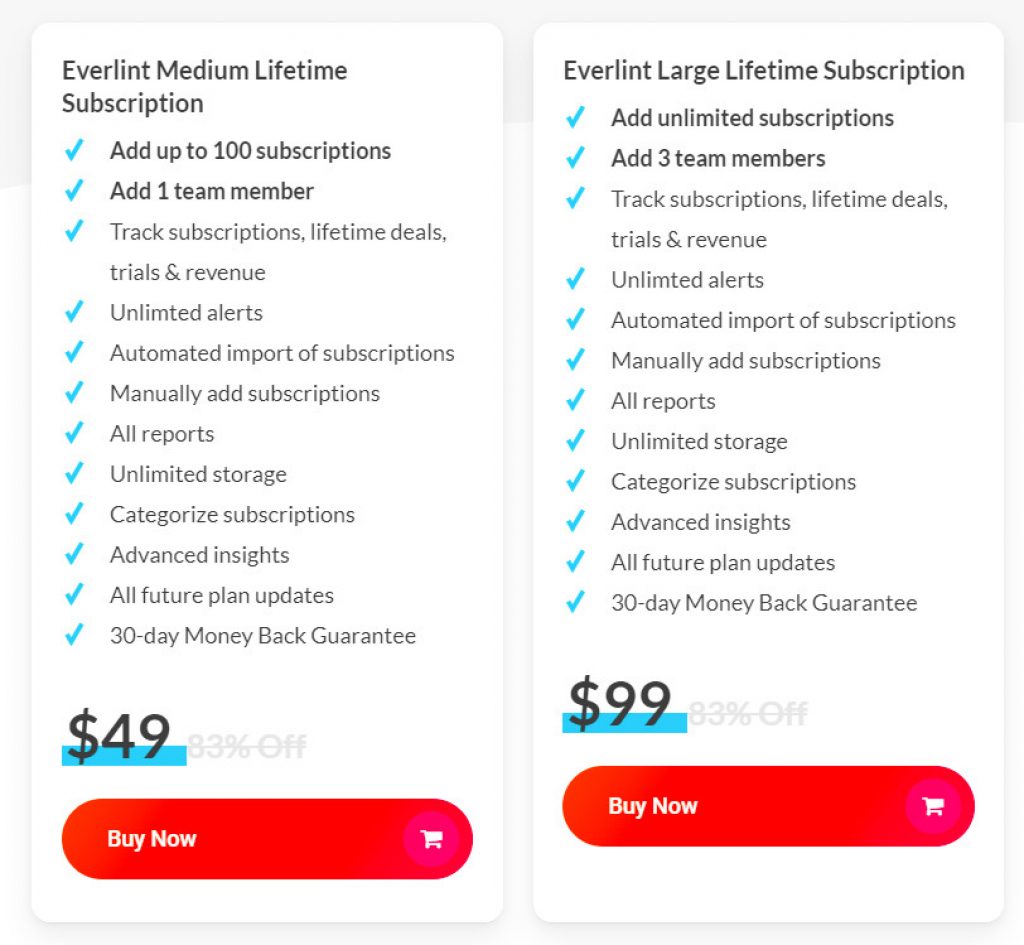 everlint pricing