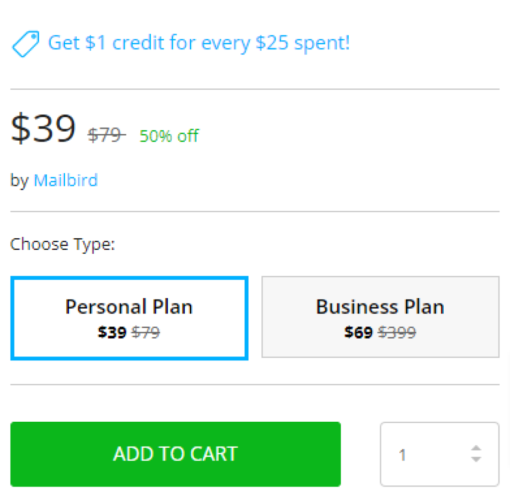 mailbird lifetime coupon