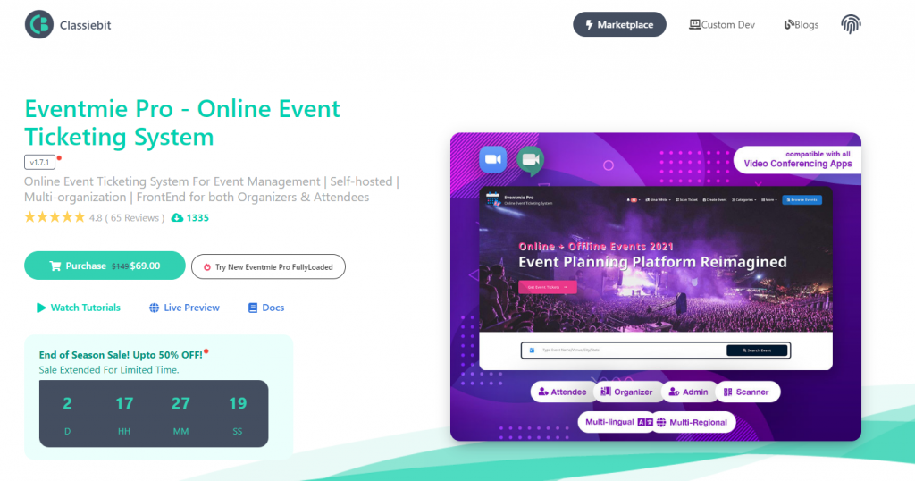 eventmie pro product