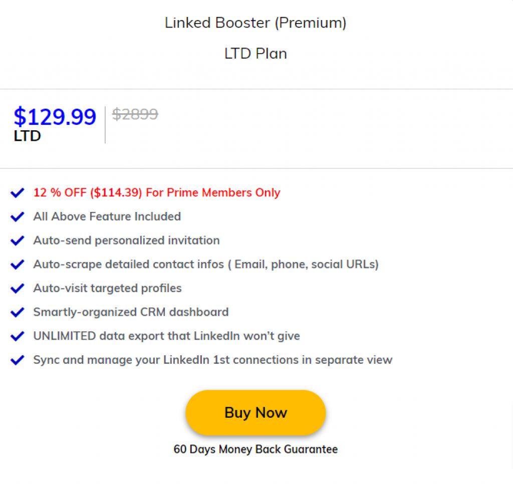 linkedbooster pricing