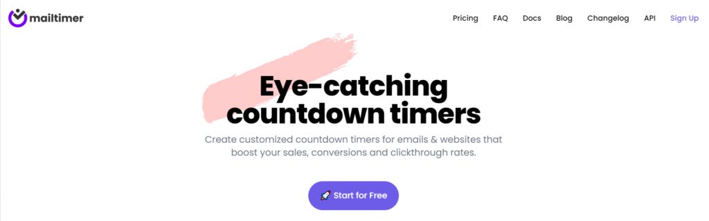 mailtimer.io free countdown timers for emails websites
