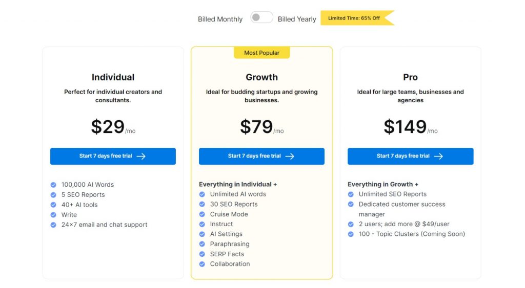 monthly billing