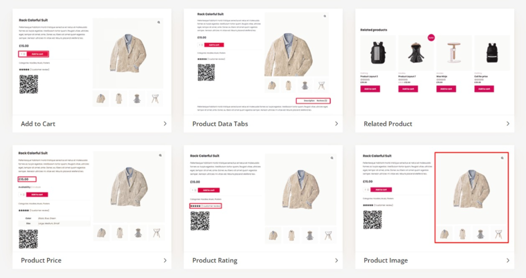 single product page 