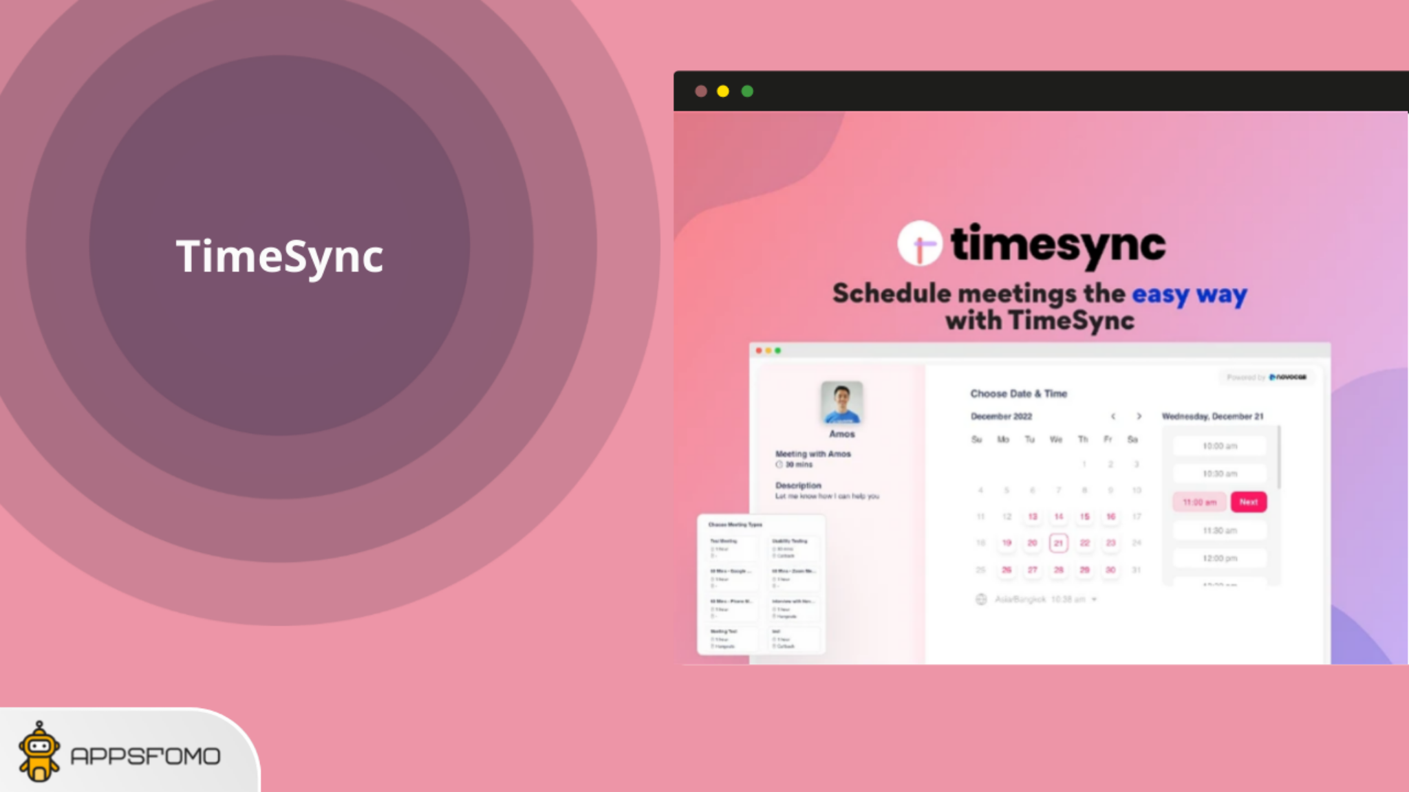 Timesync lifetime deal appointment scheduling tool