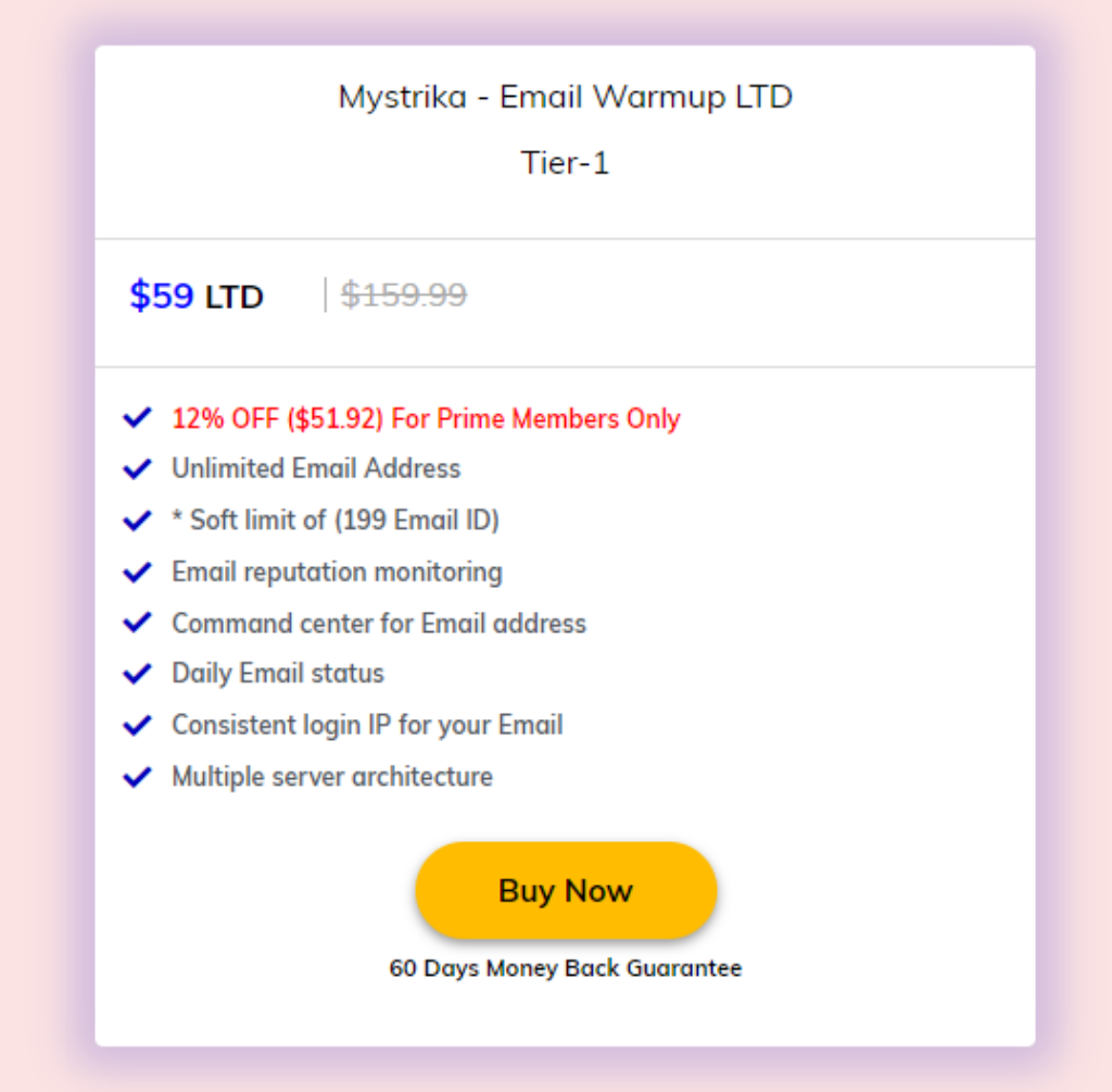 mystrika pricing