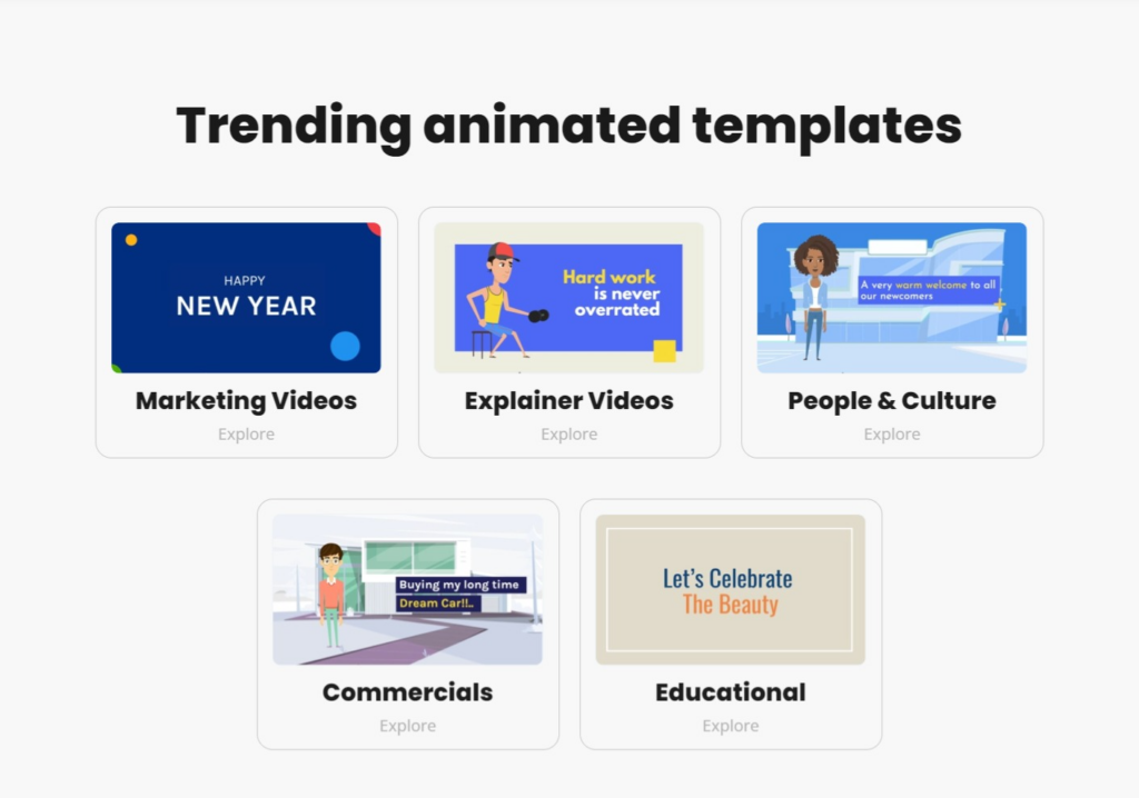 animated templates