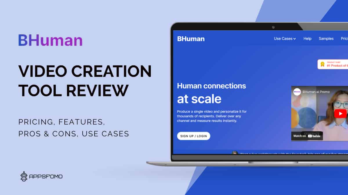 Bhuman AI: Create Personalized Videos at Scale with the help of AI
