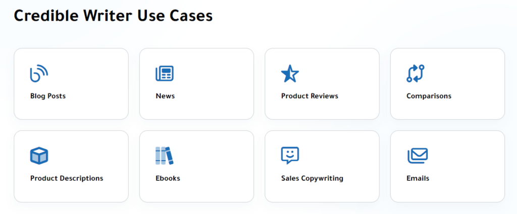 credible use cases