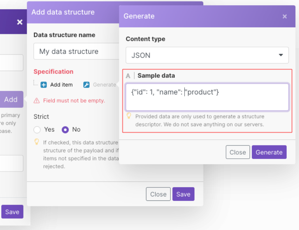 data structure generator