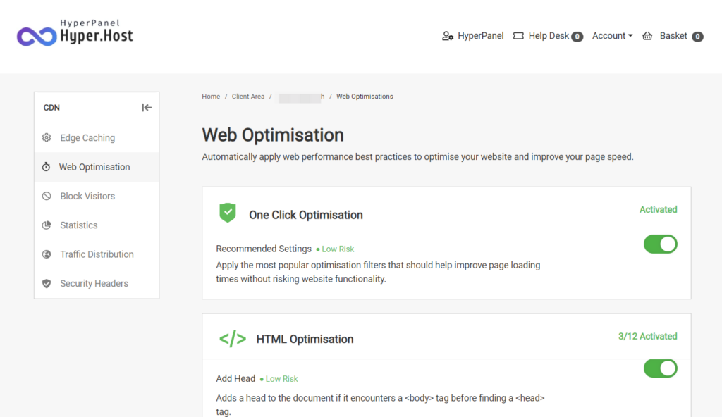web optimisation
