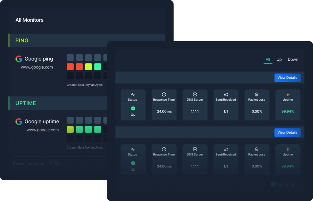 ping monitoring