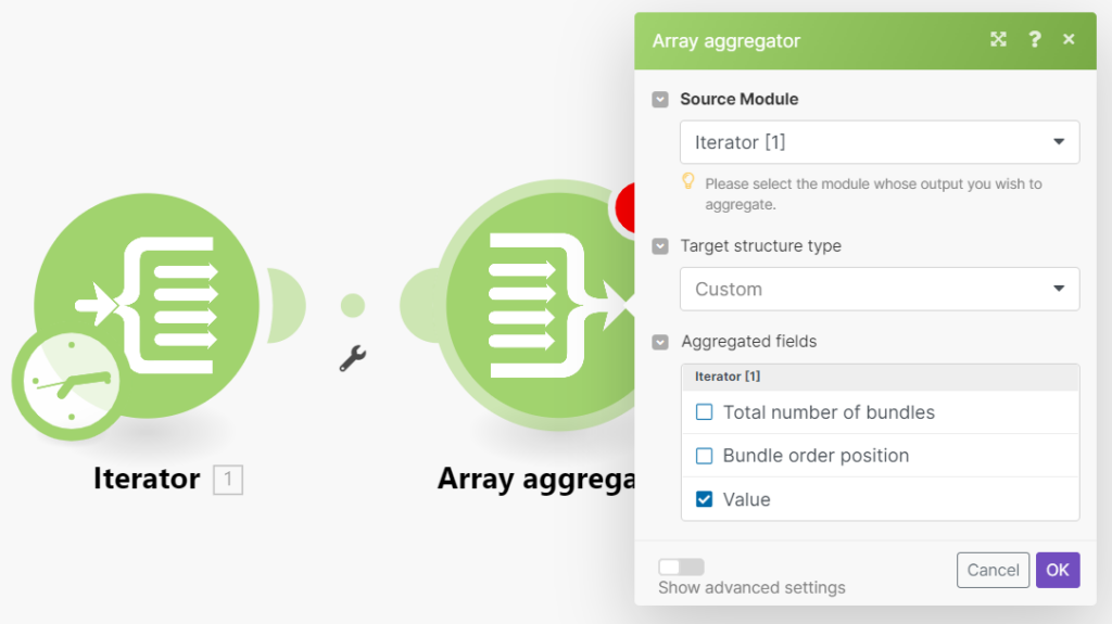 array aggregator