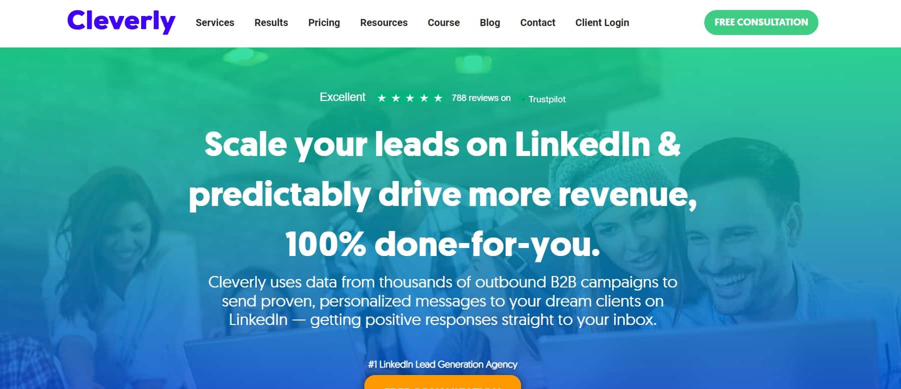 cleverly 1 linkedin lead generation agency done for you