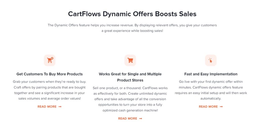 dynamic offers show relevant offers to customers