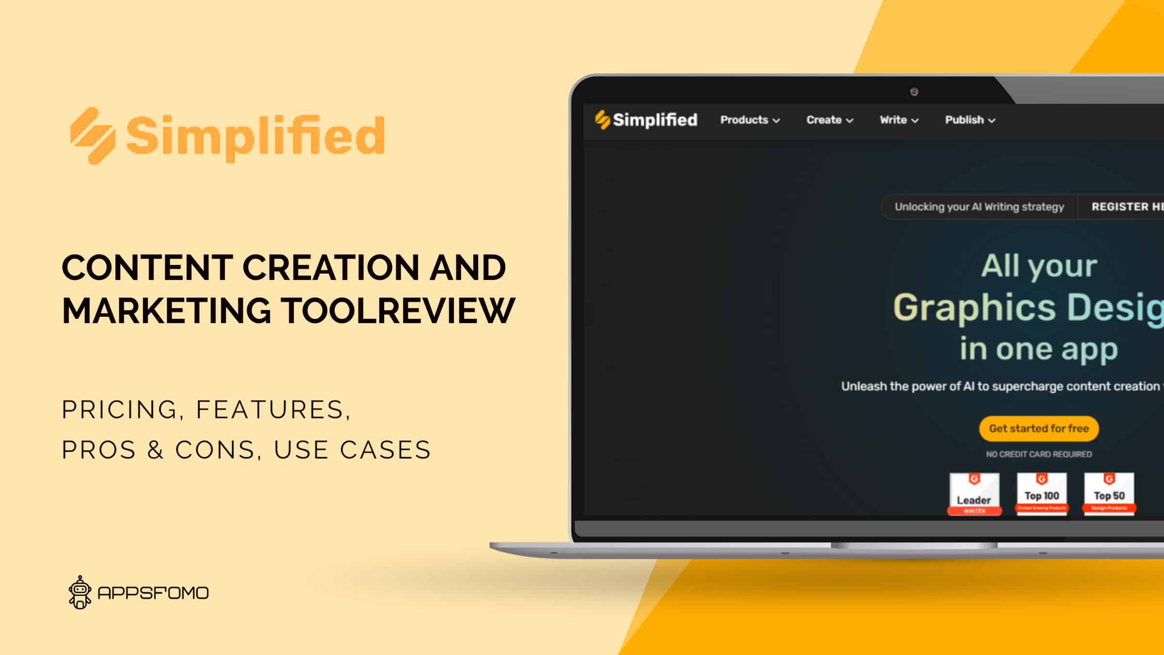 Simplified: Free Content Creation and Marketing Tool