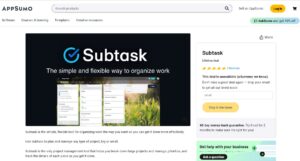 subtask appsumo