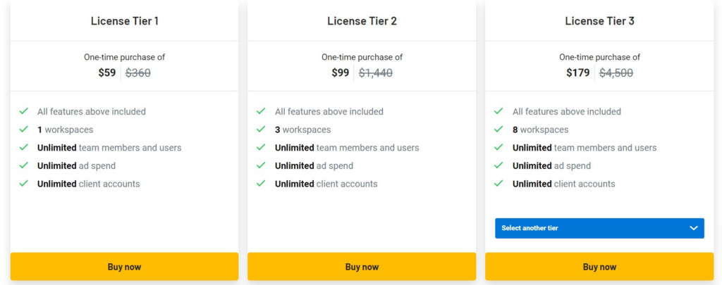 plai ltd pricing