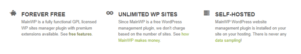 mainwp free version