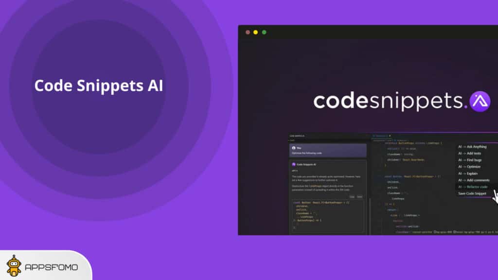 Code Snippets AI Lifetime deal: Visual Studio Code extension