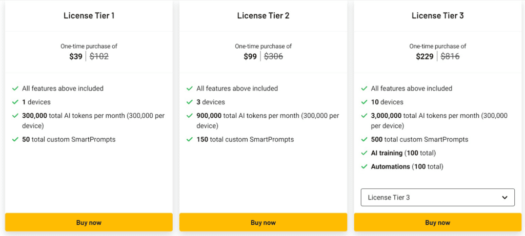 triplo ai ltd plans