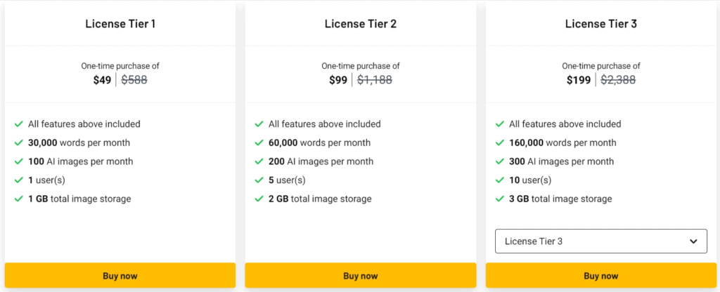 content ai ltd plans