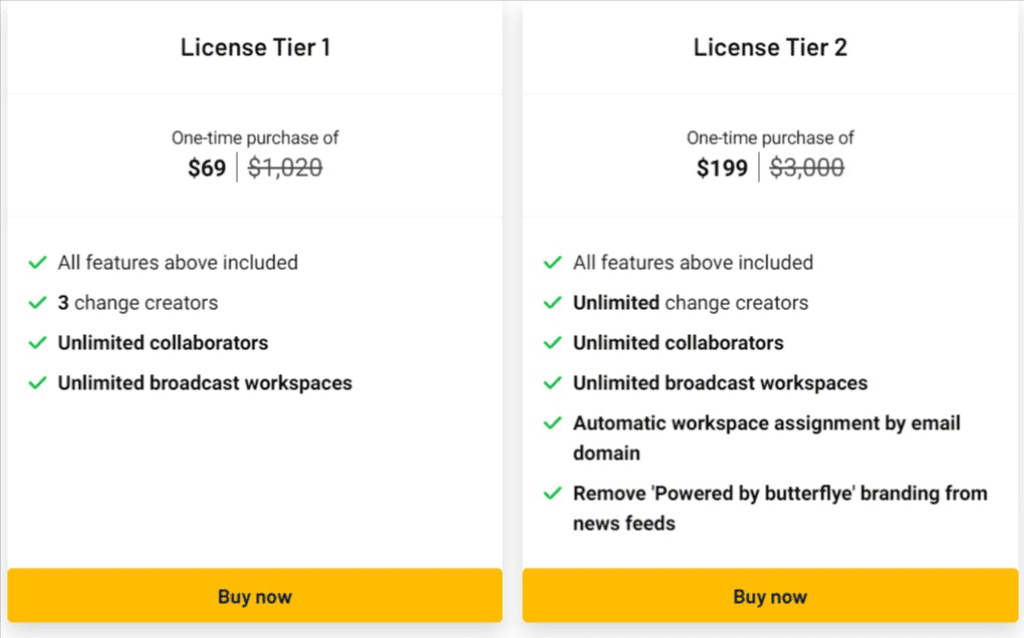 butterflye ltd plans