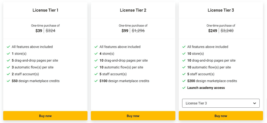 launch cart ltd plans