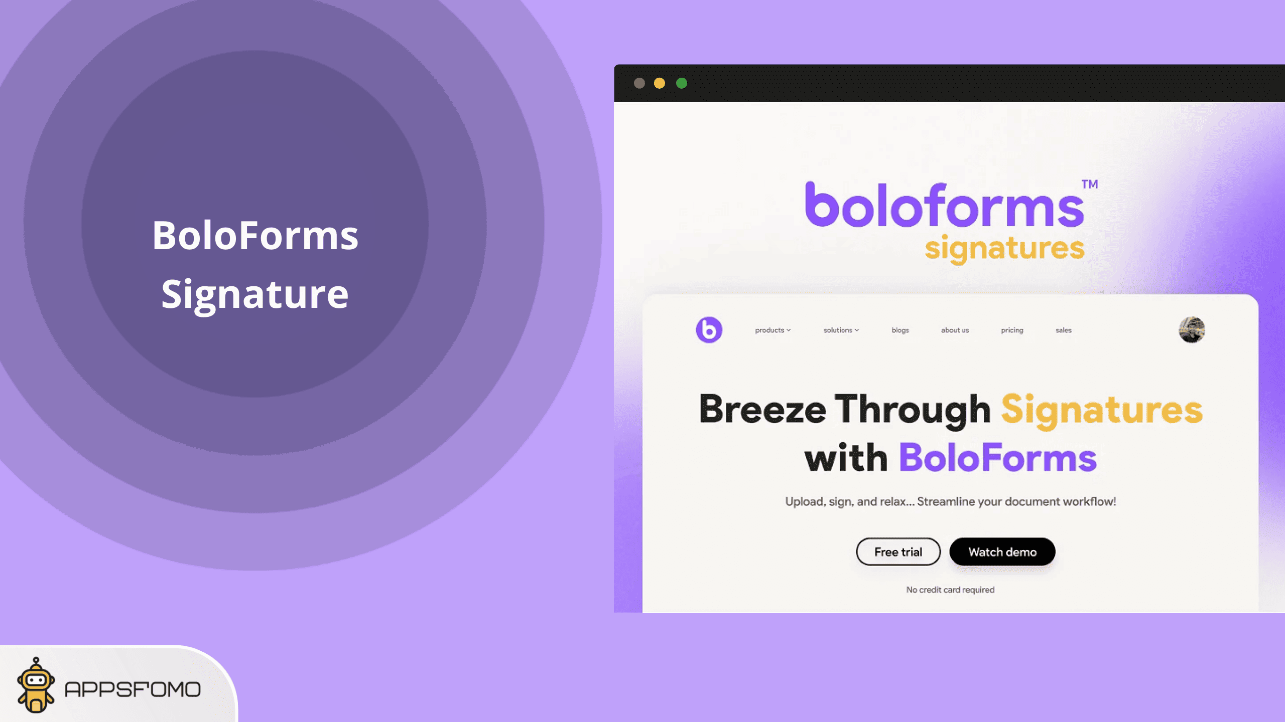 BoloForms Signature